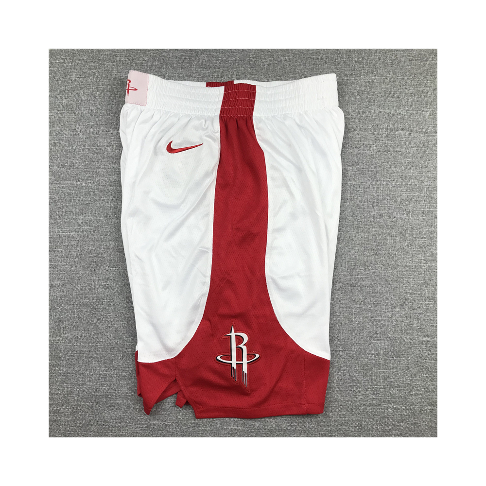 Kép 3/4 - Houston Rockets Association Edition fehér kosaras rövidnadrág