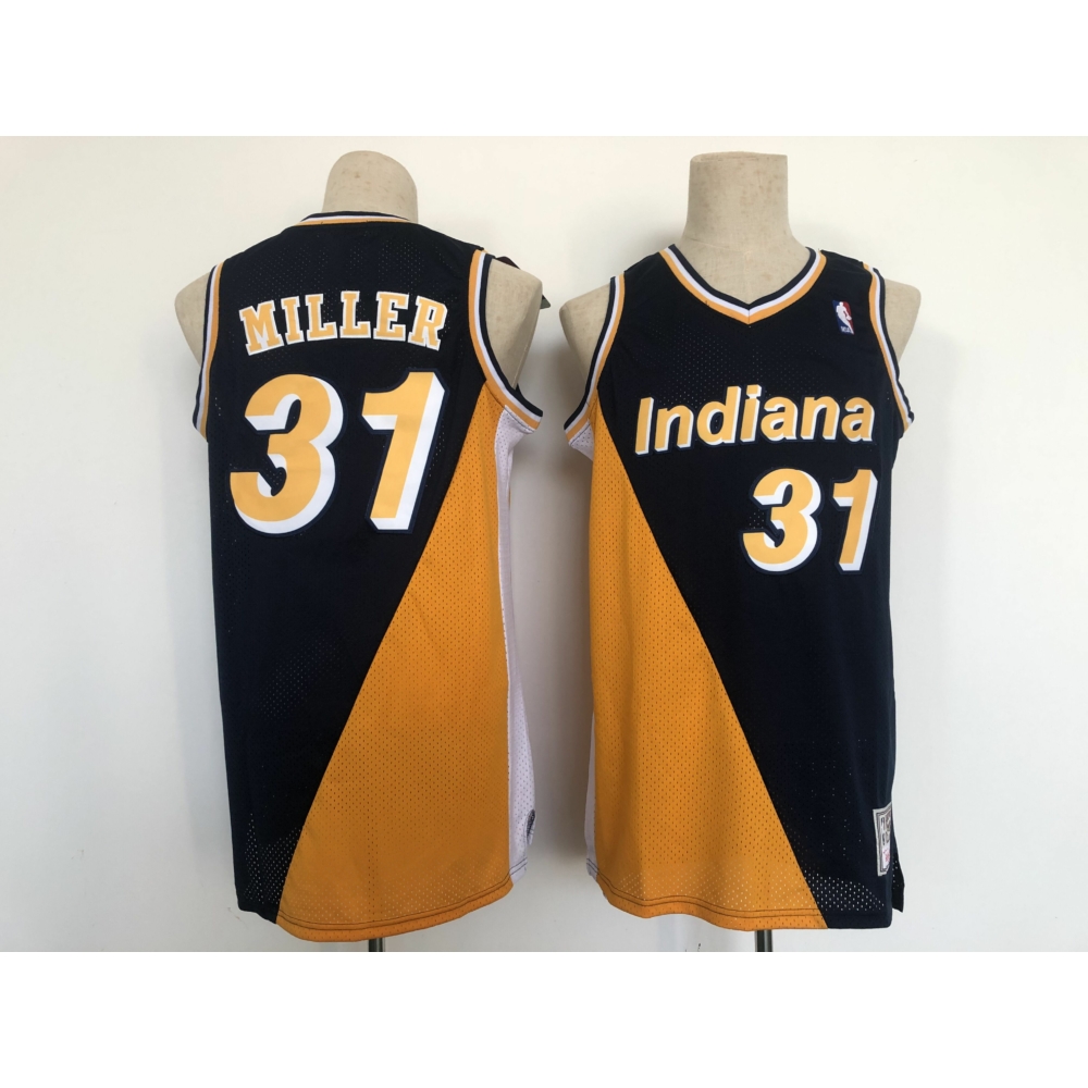 Kép 1/3 - Reggie MILLER kék-sárga Classic Indiana Pacers M&N mez