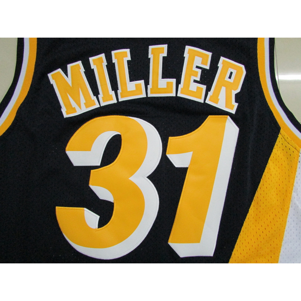 Kép 2/3 - Reggie MILLER kék-sárga Classic Indiana Pacers M&N mez