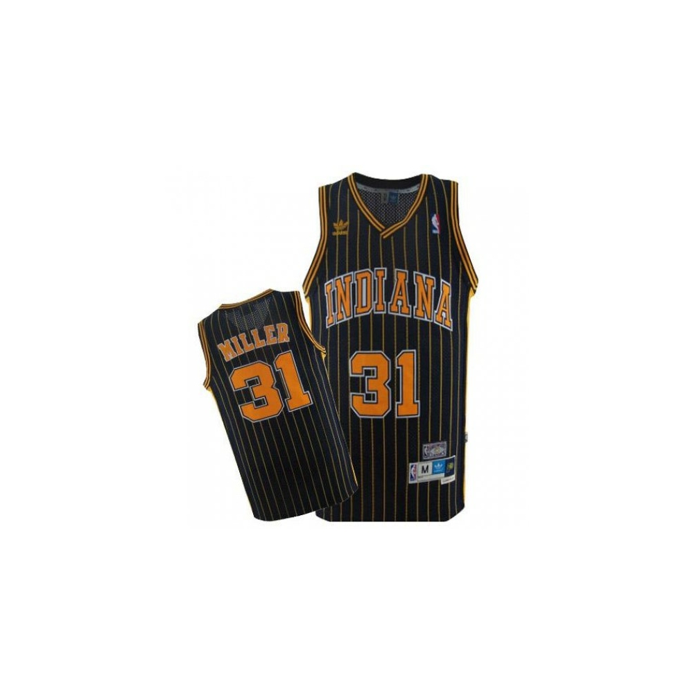 Kép 1/3 - Reggie MILLER kék Classic striped Indiana Pacers mez