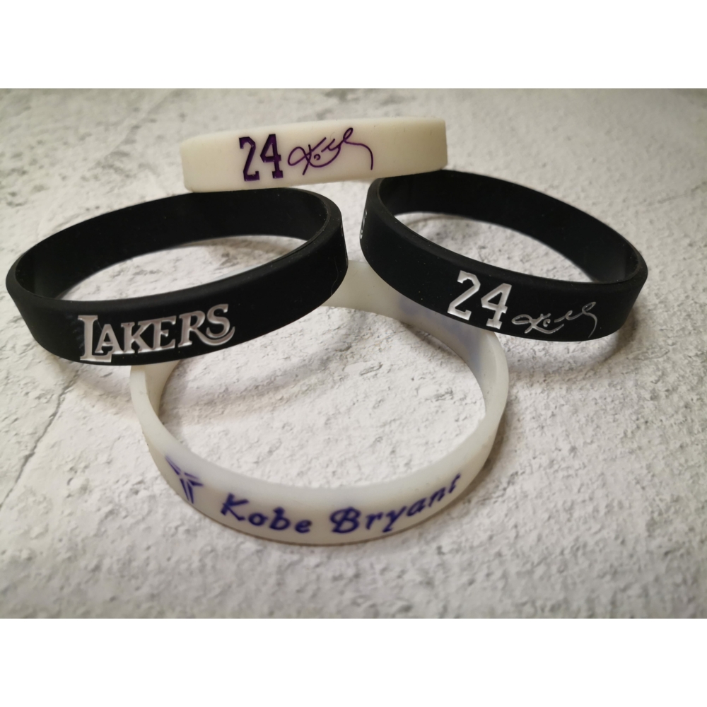 Kép 3/4 - Kobe BRYANT #24 szilikon karkötő (több féle)