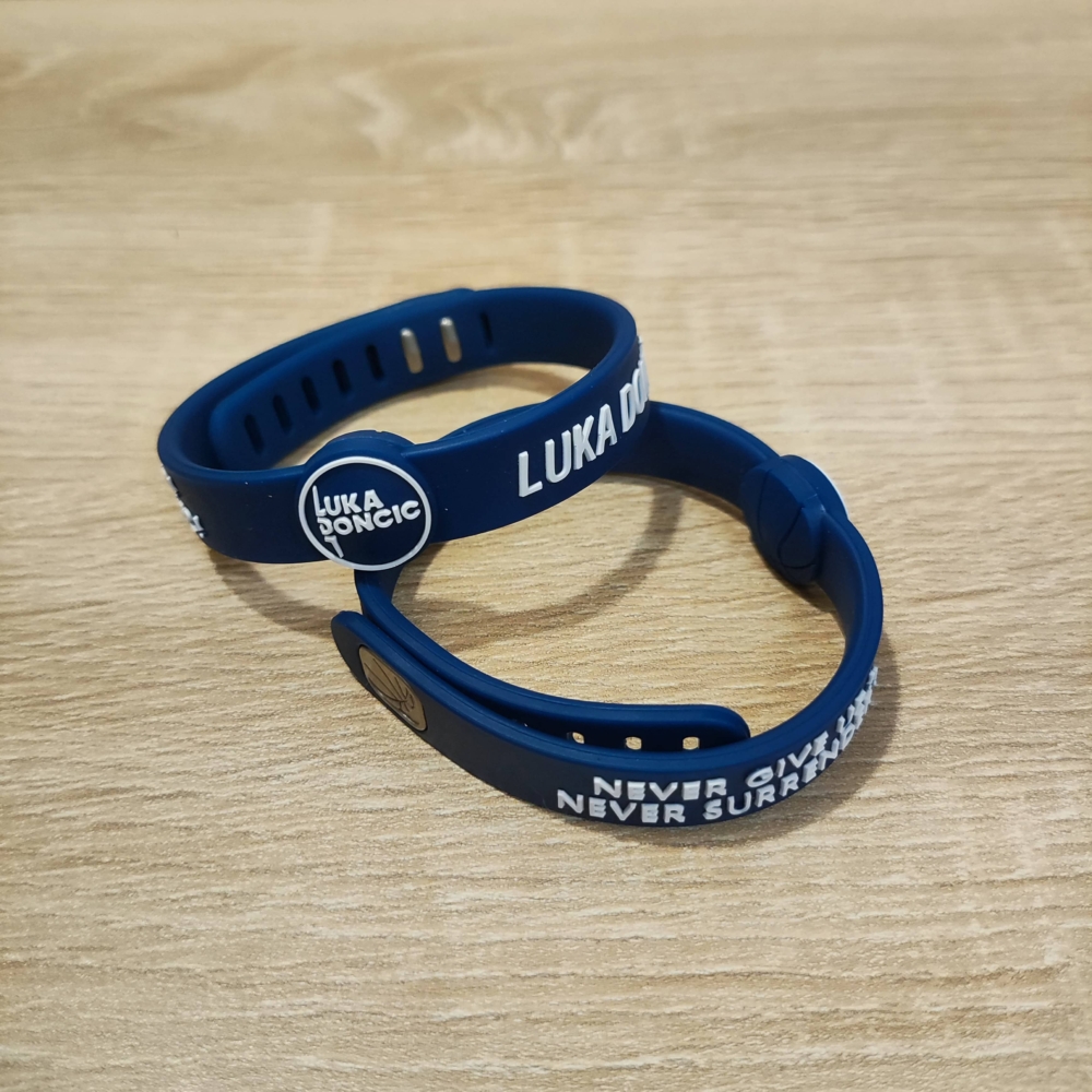 Kép 3/4 - Luka DONCIC összekapcsolható szilikon karkötő (állítható méret)