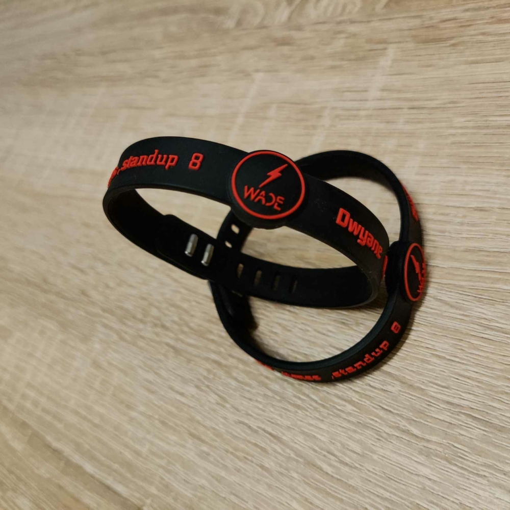 Kép 3/6 - Dwyane WADE összekapcsolható szilikon karkötő (állítható méret)