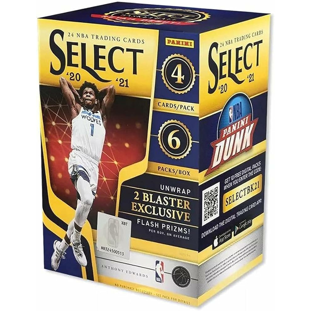 Kép 1/9 - 2020-21 Panini SELECT Basketball Blaster Box kosaras kártya (6 csomag)