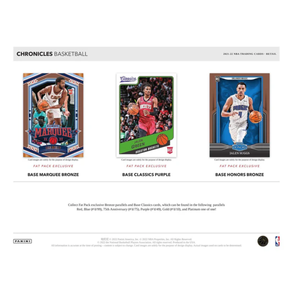 Kép 6/11 - 2021-22 Panini CHRONICLES Basketball Blaster Box kosaras kártya (6 csomag)