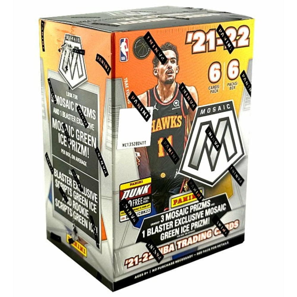 Kép 2/10 - 2021-22 Panini Mosaic Blaster Box kosaras kártya (6 csomag)