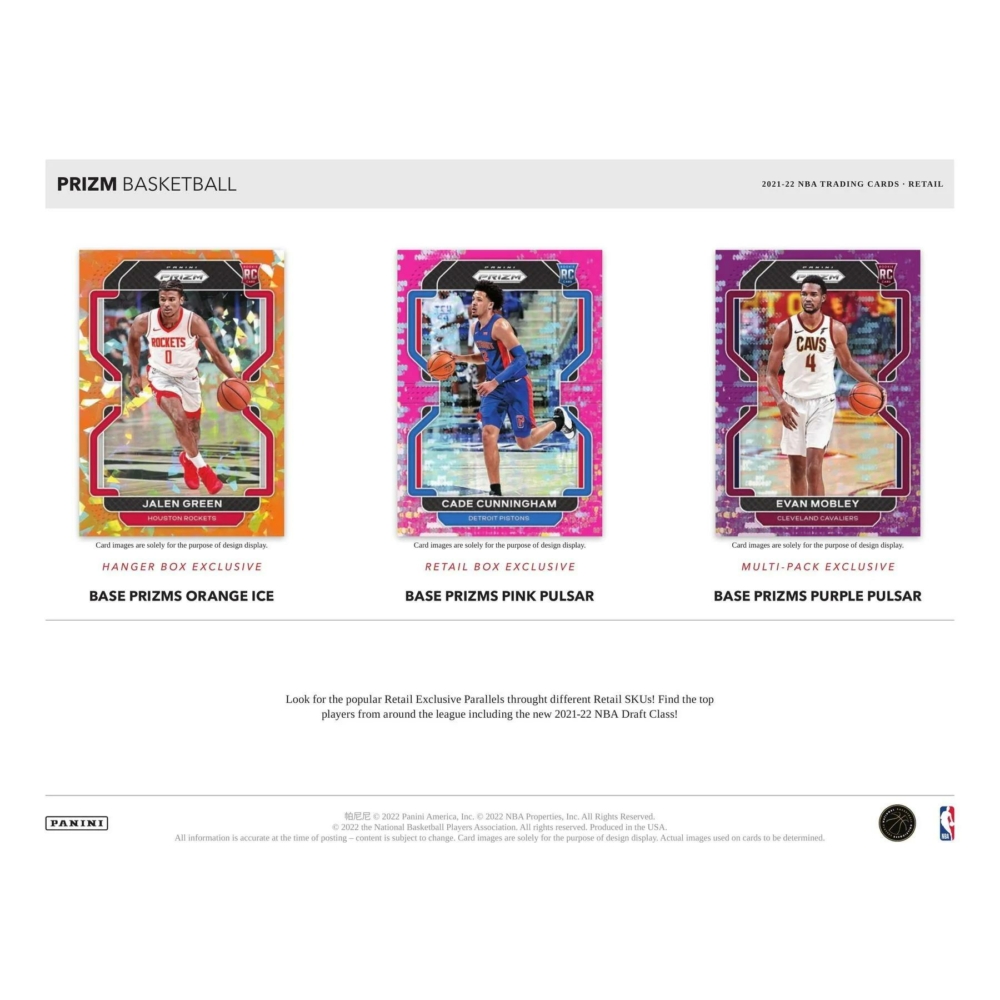 Kép 4/5 - 2021-22 Panini PRIZM Basketball Pack kosaras kártya (1 csomag)