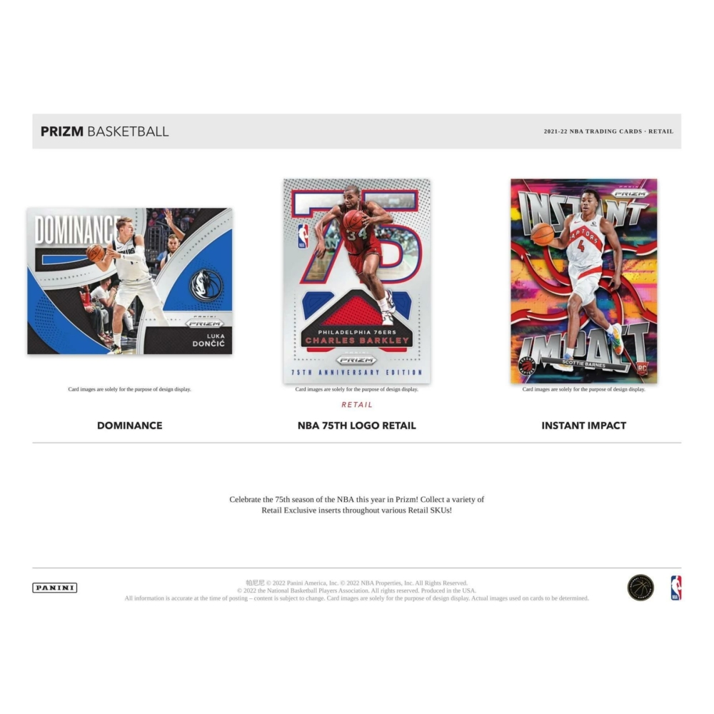 Kép 5/5 - 2021-22 Panini PRIZM Basketball Pack kosaras kártya (1 csomag)