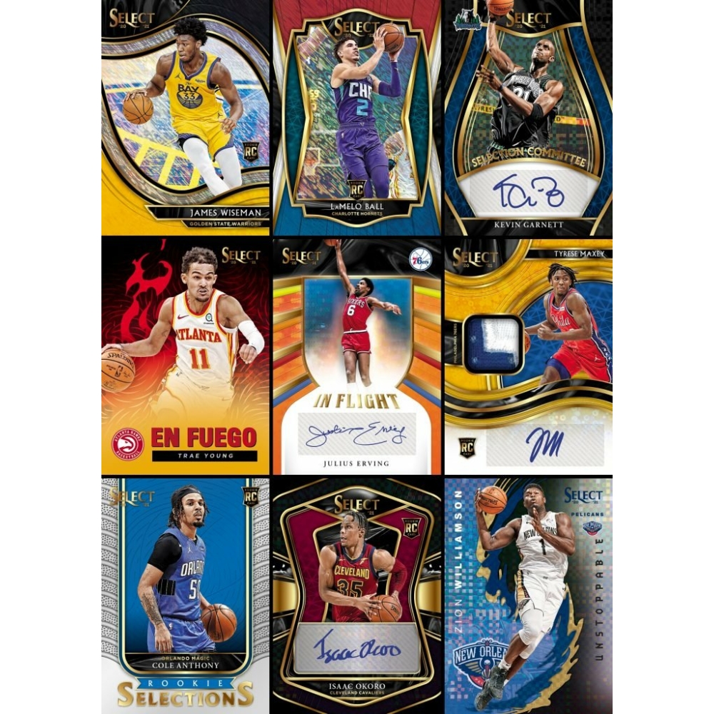 Kép 8/9 - 2021-22 Panini Select Asia Tmall Box kosaras kártya (12 csomag)