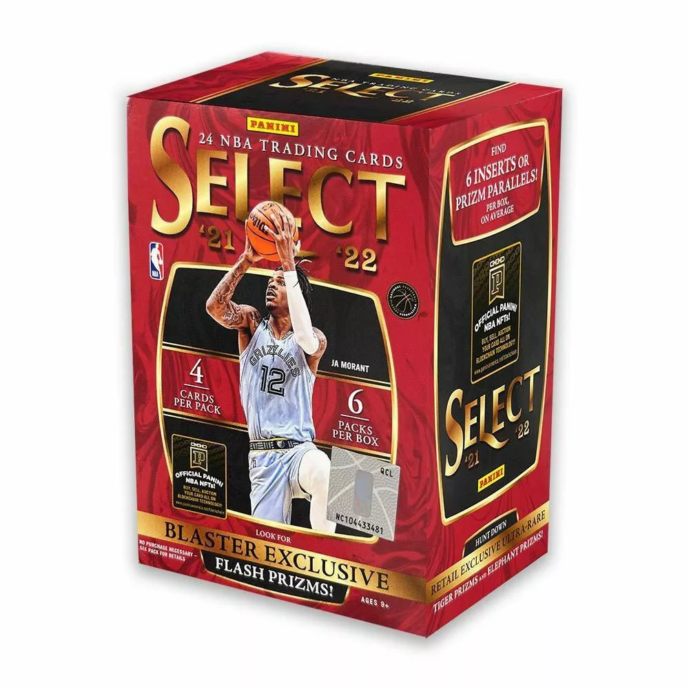 Kép 1/10 - 2021-22 Panini Select Blaster Box kosaras kártya (6 csomag)