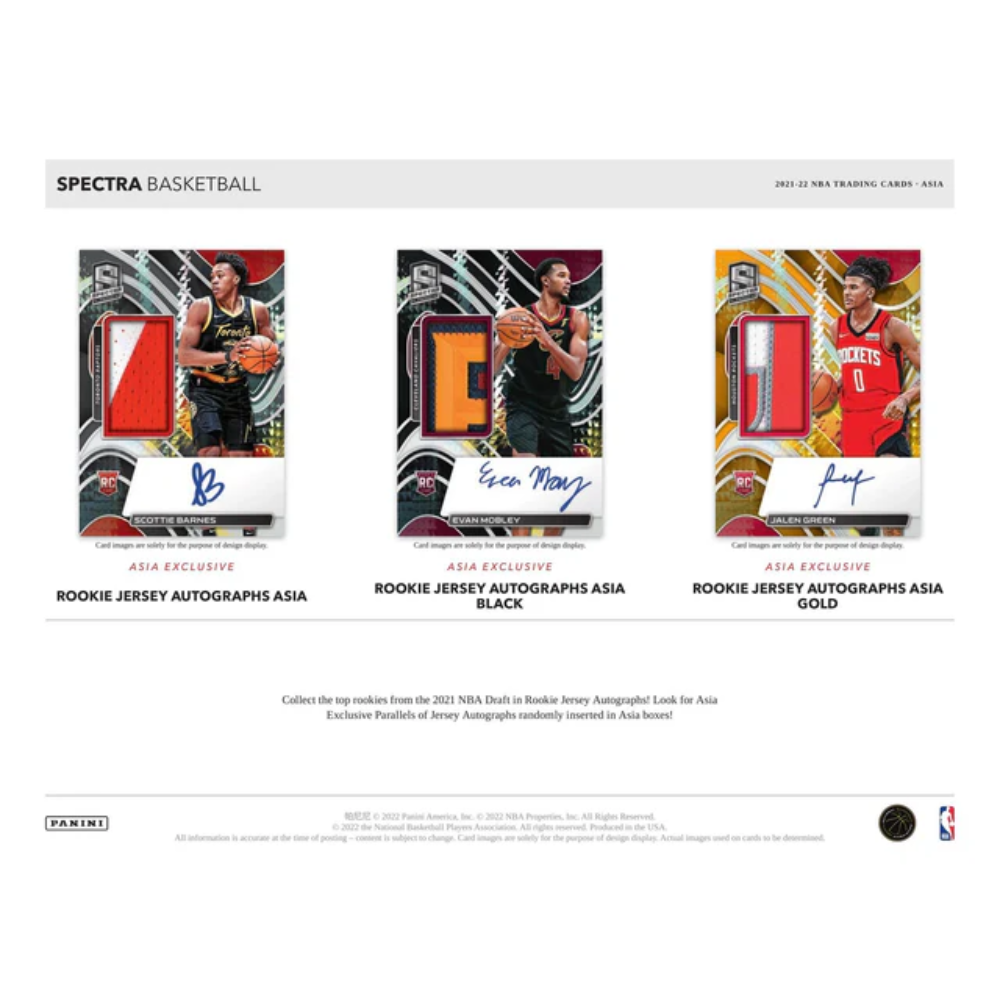 Kép 4/7 - 2021-22 NBA Spectra Basketball Asia Tmall Box kosaras kártya (1 csomag)