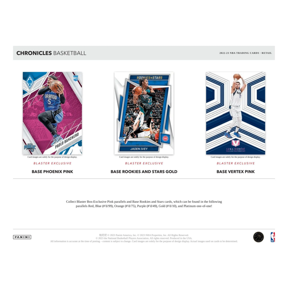 Kép 3/8 - 2022-23 Panini Chronicles Basketball Blaster Box kosaras kártya (6 csomag)