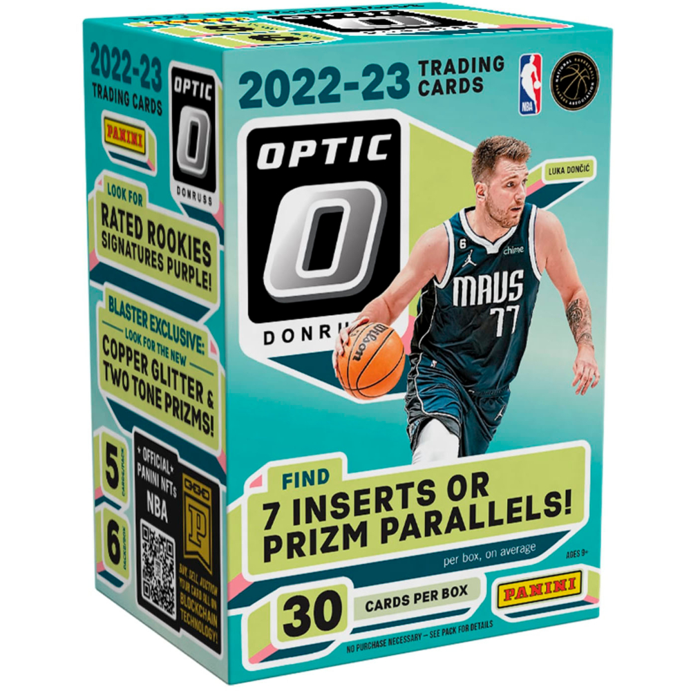 Kép 1/8 - 2022-23 Panini Donruss Optic Basketball Blaster Box kosaras kártya (6 csomag)