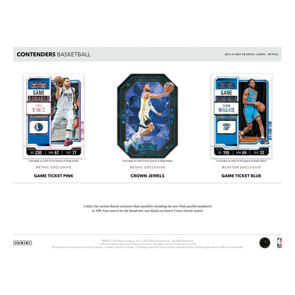 Kép 3/7 - 2023-24 Panini Contenders Blaster Box kosaras kártya (5 csomag)