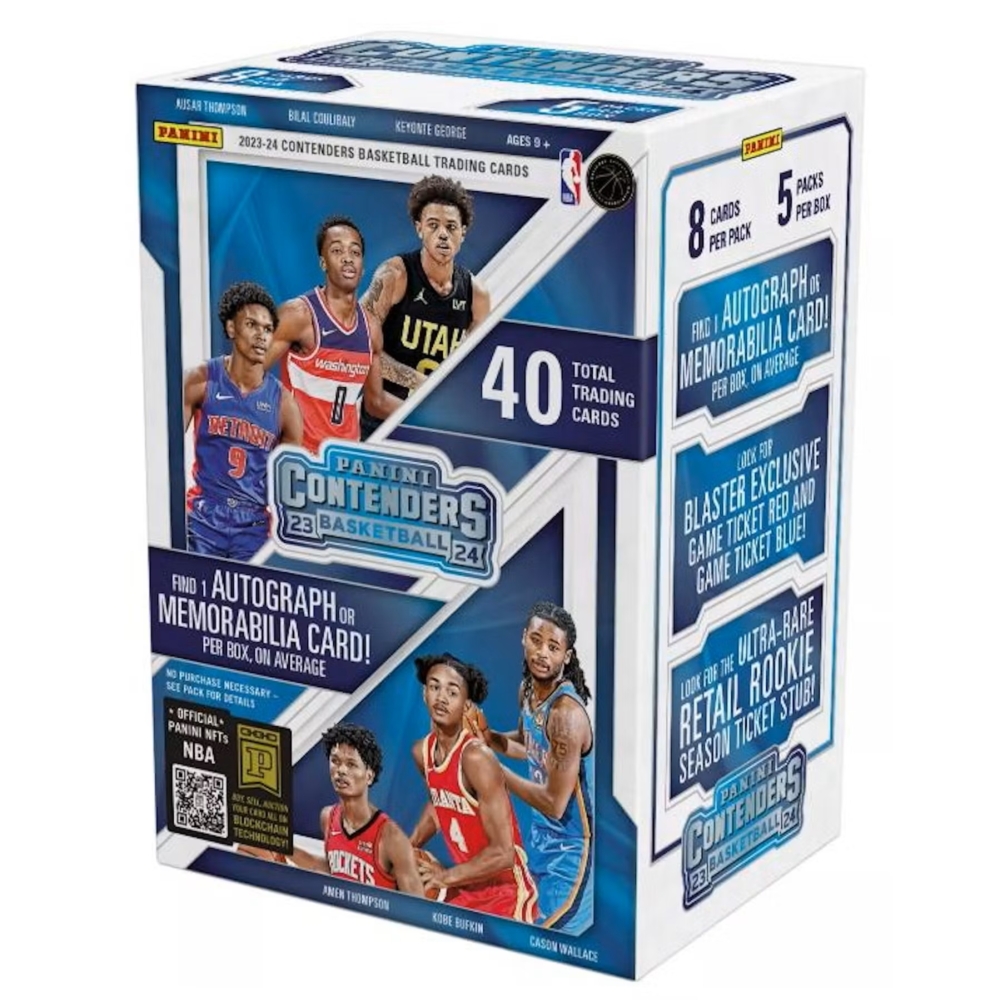 Kép 1/7 - 2023-24 Panini Contenders Blaster Box kosaras kártya (5 csomag)