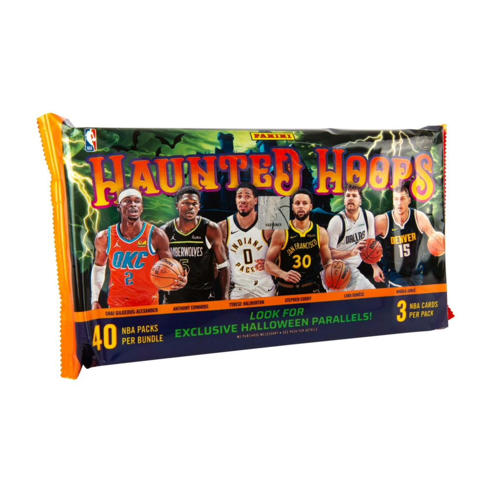 Kép 1/7 - 2023-24 Panini Haunted Hoops kosaras kártya (40 csomag)