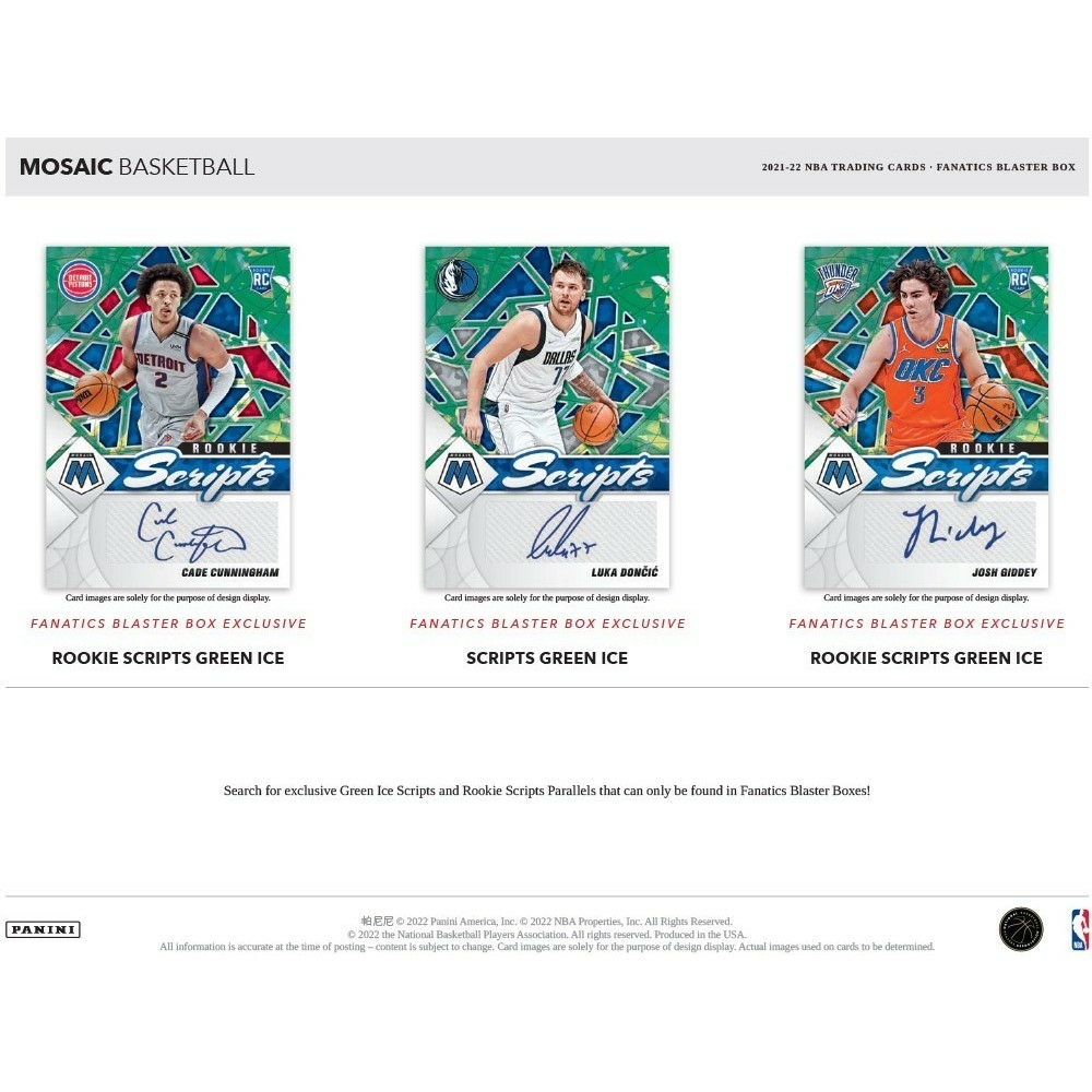 Kép 5/14 - 2023-24 Panini Mosaic Blaster Box kosaras kártya (6 csomag)