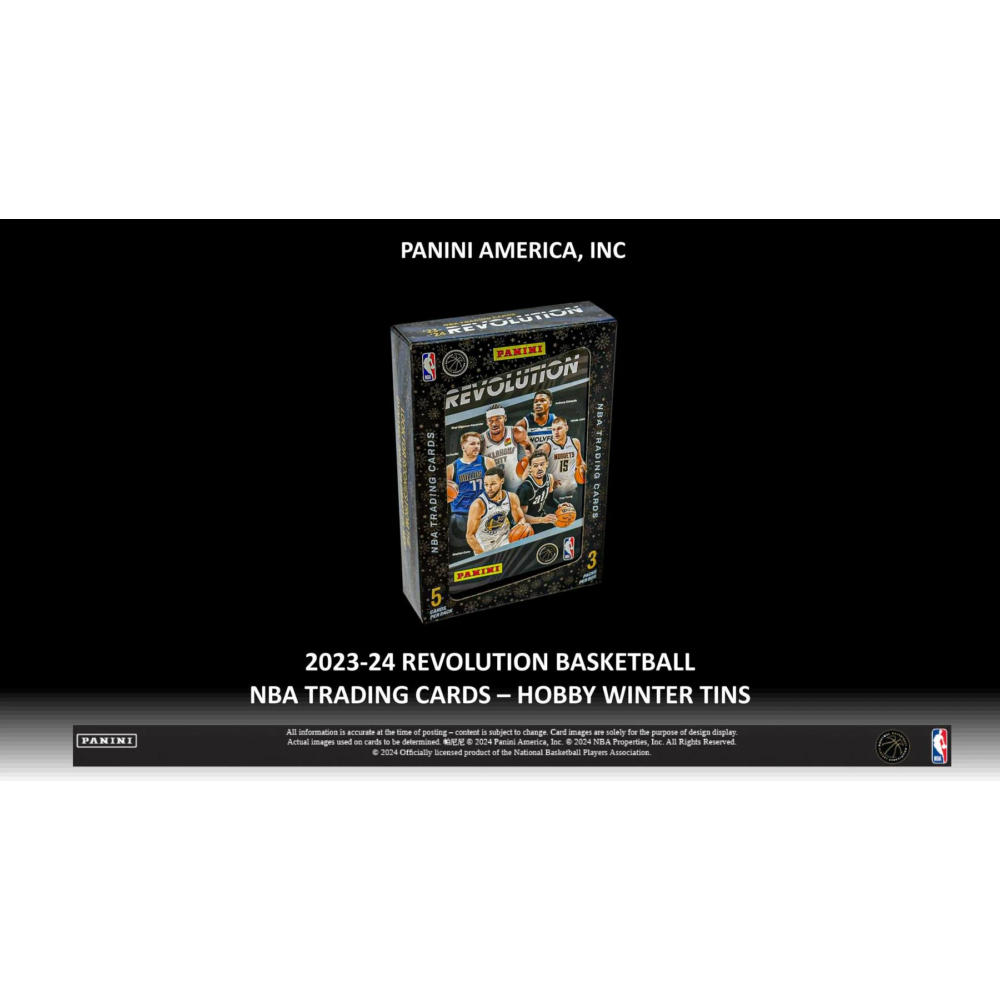 Kép 4/6 - 2023-24 Panini NBA Revolution Winter Tin Case (3 csomag)