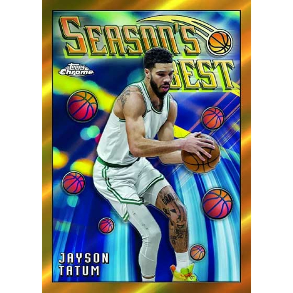 Kép 3/10 - 2023-24 Basketball Topps Chrome Hanger Box kosaras kártya (5 csomag)