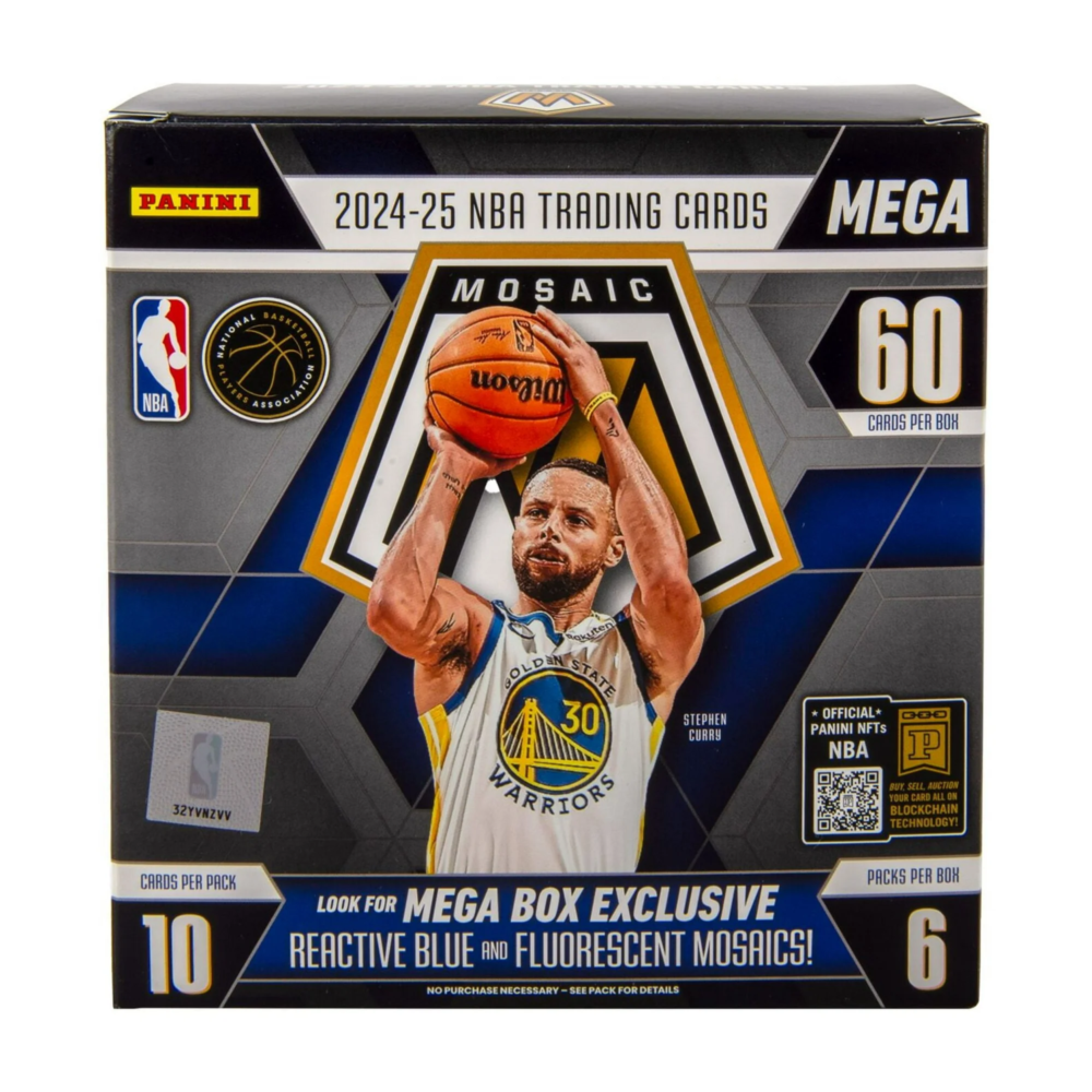 Kép 6/6 - 2024-25 Panini MOSAIC Basketball MEGA Box kosaras kártya (10 csomag)