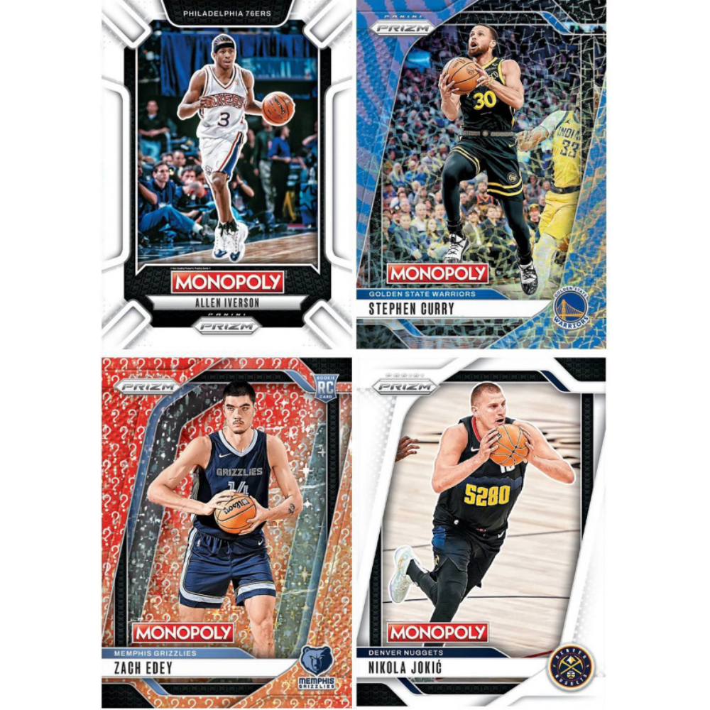 Kép 3/5 - 2024-25 Panini PRIZM Basketball Monopoly Blaster Box kosaras kártya (4 csomag)
