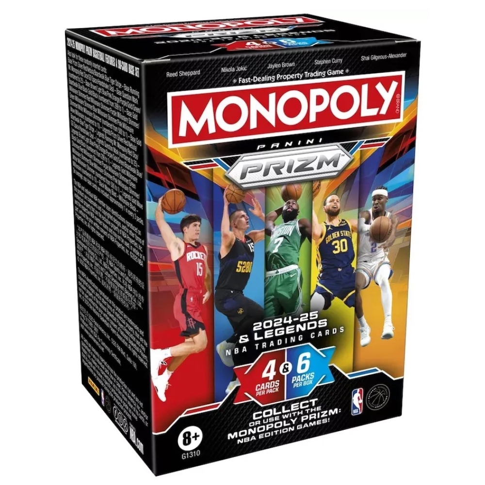 Kép 1/5 - 2024-25 Panini PRIZM Basketball Monopoly Blaster Box kosaras kártya (4 csomag)