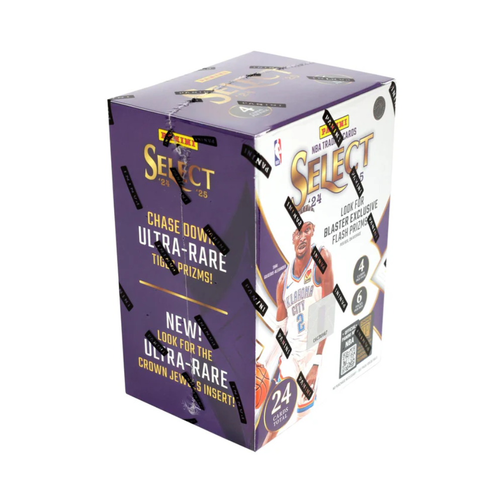Kép 1/5 - 2024-25 Panini SELECT Basketball Blaster Box kosaras kártya (6 csomag)