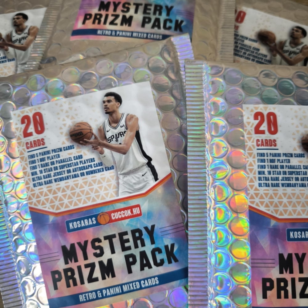 Kép 2/10 - 2024 Kosarascuccok Mystery PRIZM Pack kosaras kártya (1 csomag) 