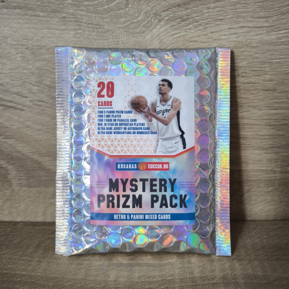 Kép 1/10 - 2024 Kosarascuccok Mystery PRIZM Pack kosaras kártya (1 csomag) 