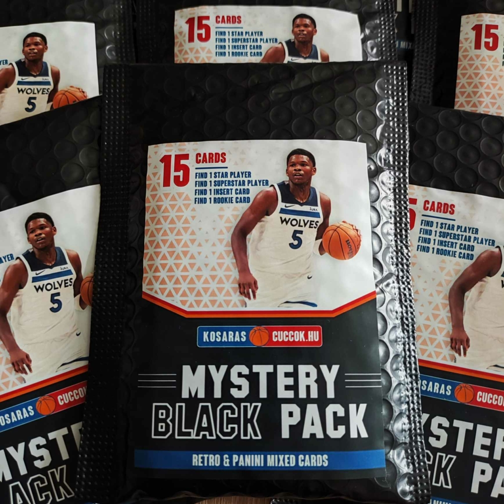 Kép 2/9 - 2024 Kosarascuccok Mystery Black Pack + Red Pack kosaras kártya (1+1 csomag) 
