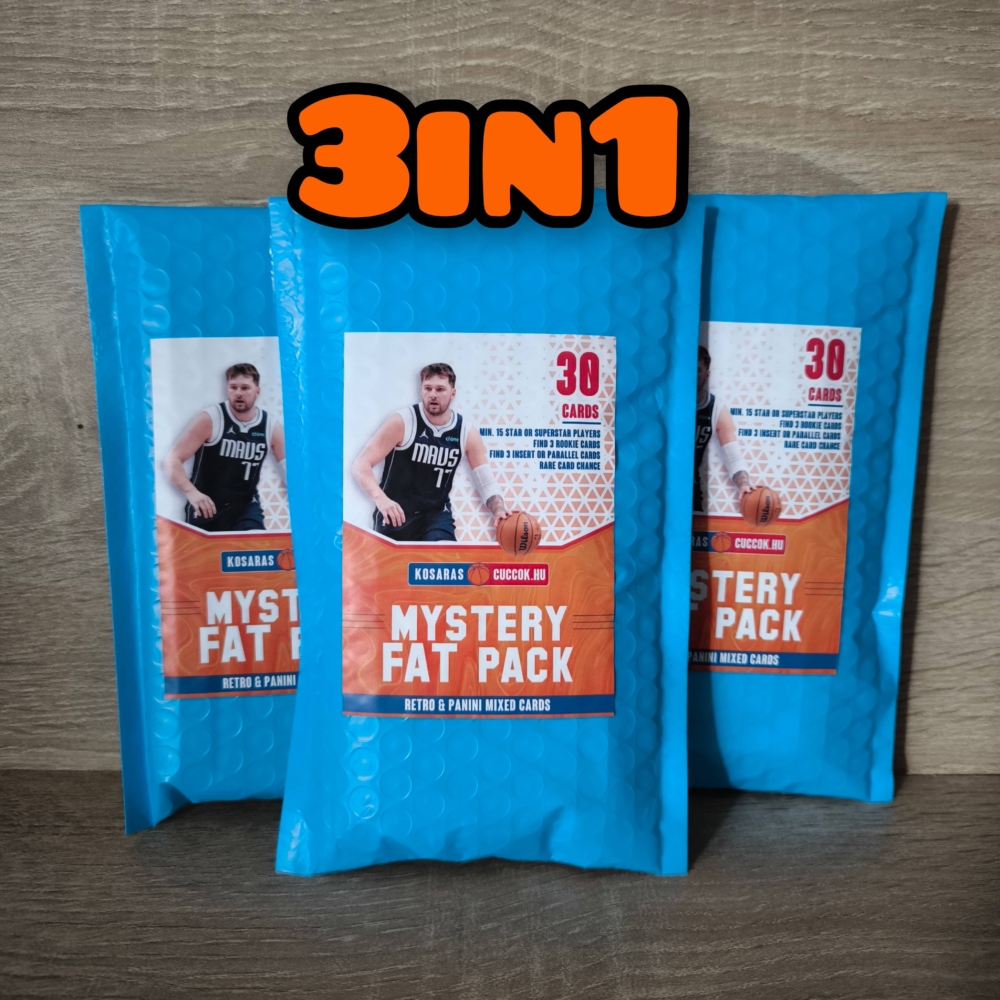 Kép 1/10 - 2024 Kosarascuccok Mystery FAT Pack kosaras kártya (3 csomag) 