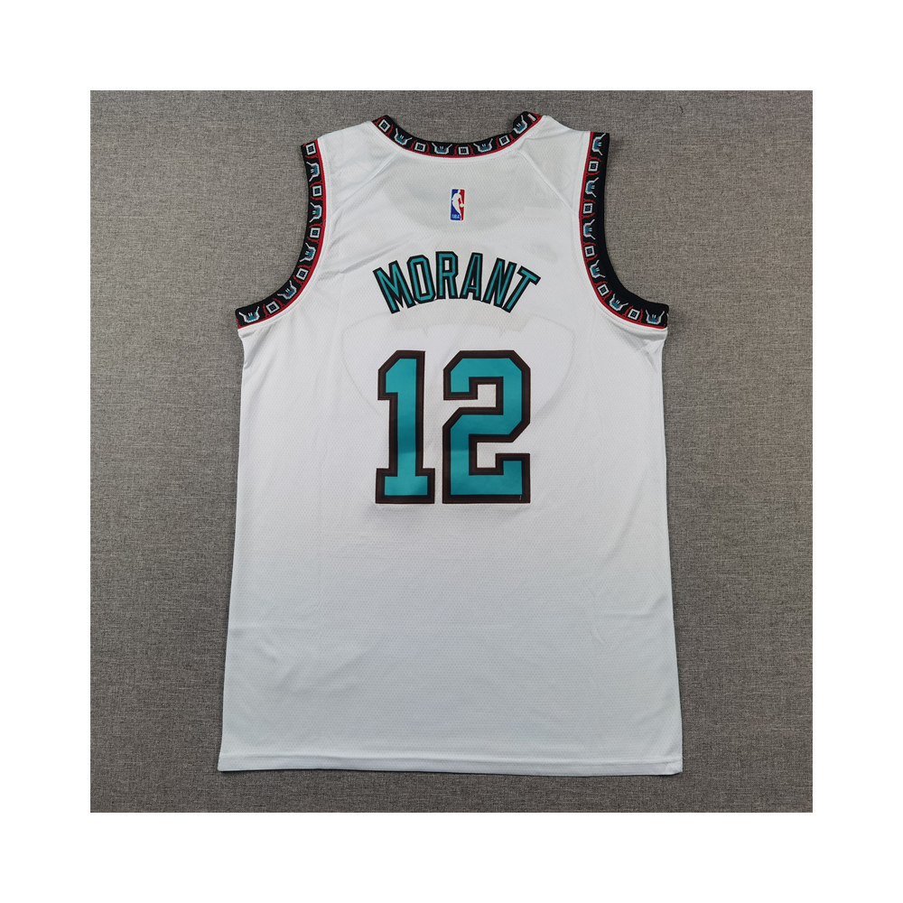 Kép 2/4 - Ja MORANT 2024 Retro Memphis Grizzlies mez
