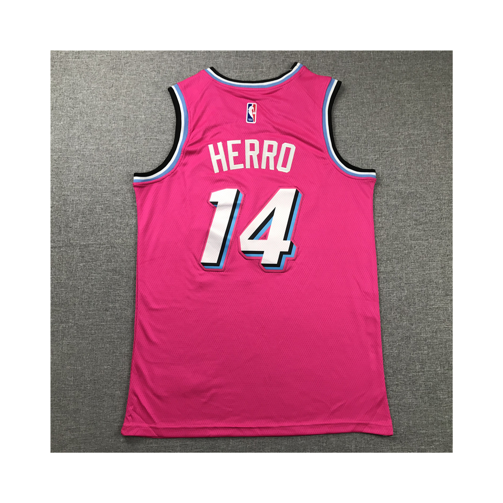 Kép 2/3 - Tyler HERRO Pink Bonus Edition Miami Heat mez