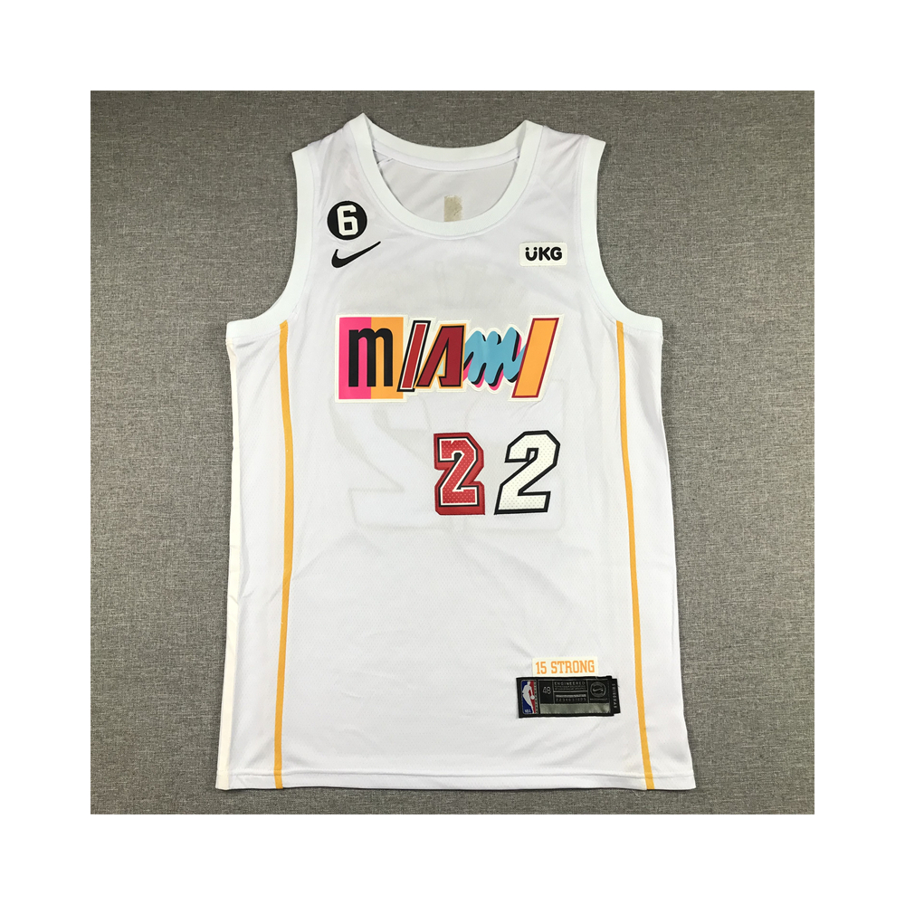 Kép 1/4 - Jimmy BUTLER 2022-23 fehér city Edition Miami Heat mez