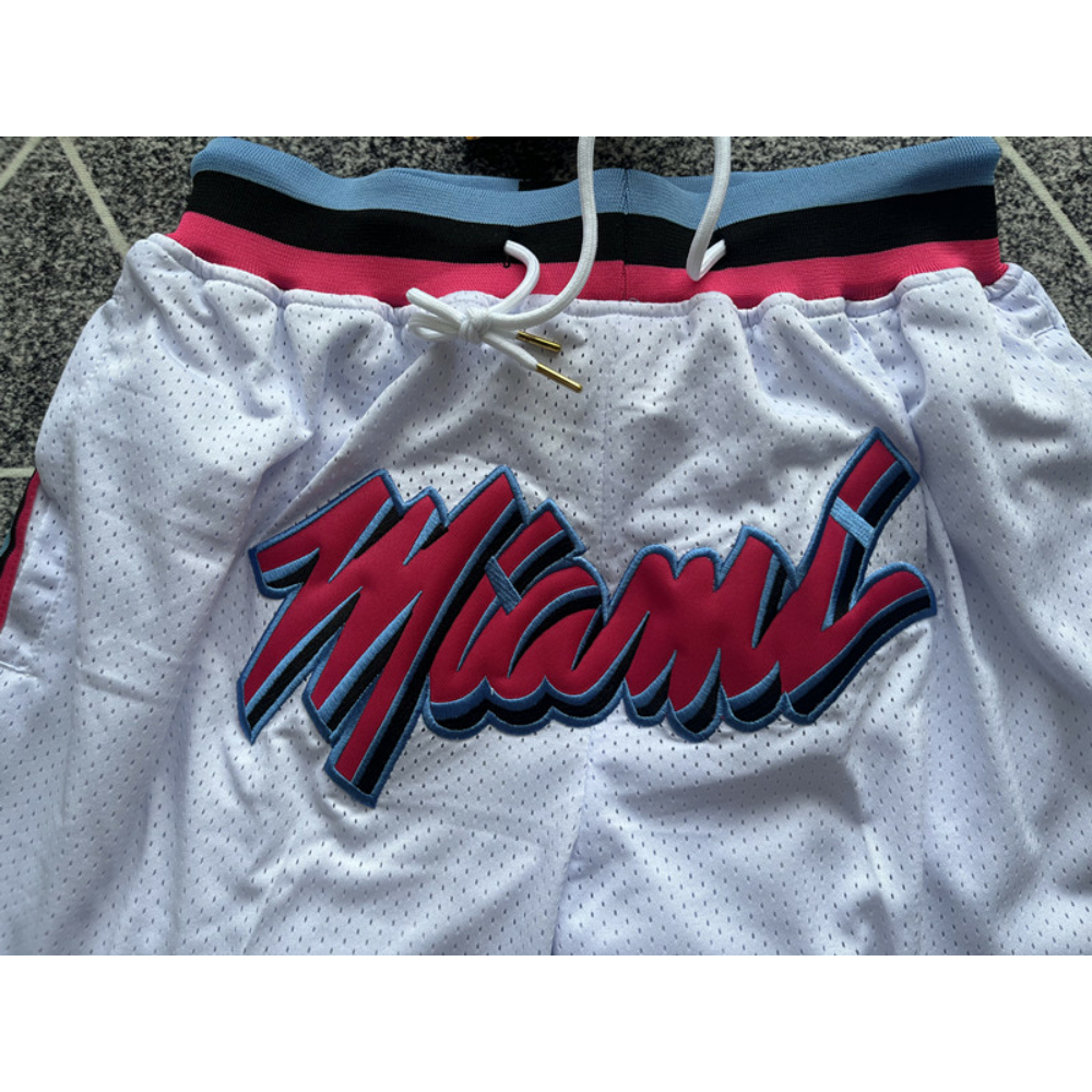 Kép 3/7 - Miami Heat 2017-18 City Edition Just Don zsebes rövidnadrág