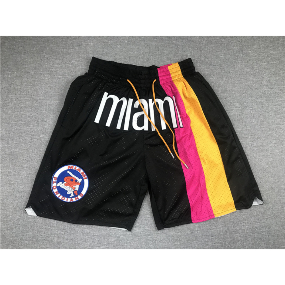Kép 1/5 - Miami Heat Classic Just Don zsebes kosaras rövidnadrág