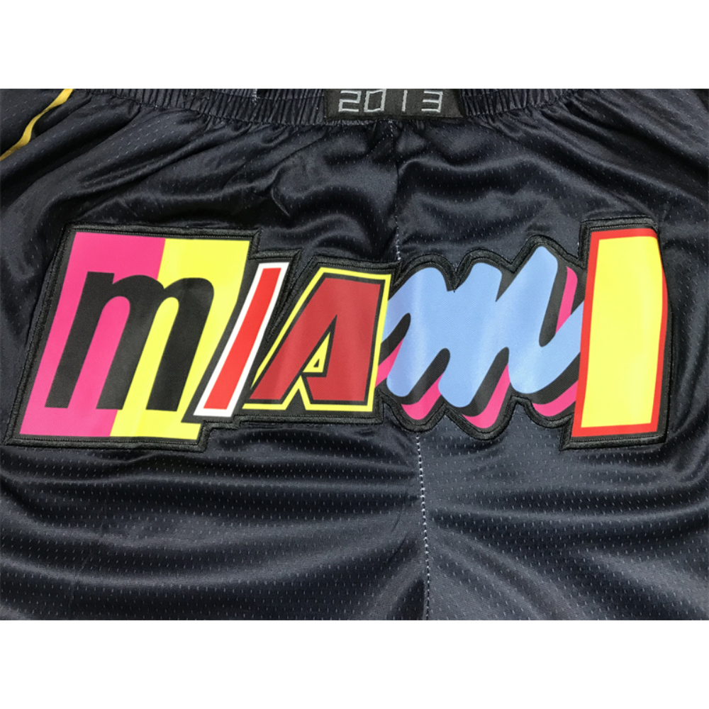 Kép 4/7 - Miami Heat 2021 City Edition Just Don zsebes kosaras rövidnadrág