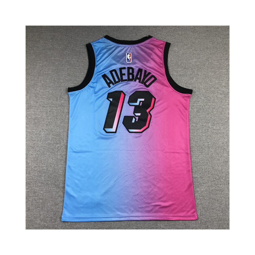 Kép 2/3 - Bem ADEBAYO 2020-21 city Edition Miami Heat mez