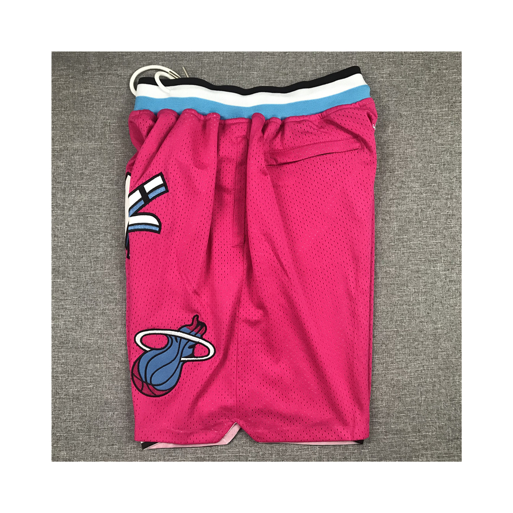 Kép 6/6 - Miami Heat Pink Edition Just Don zsebes kosaras rövidnadrág