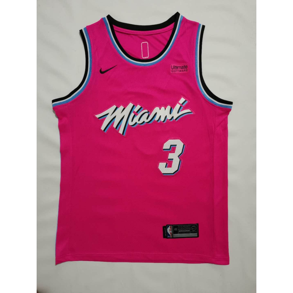 Kép 1/3 - Dwyane WADE Pink Bonus Edition Miami Heat mez