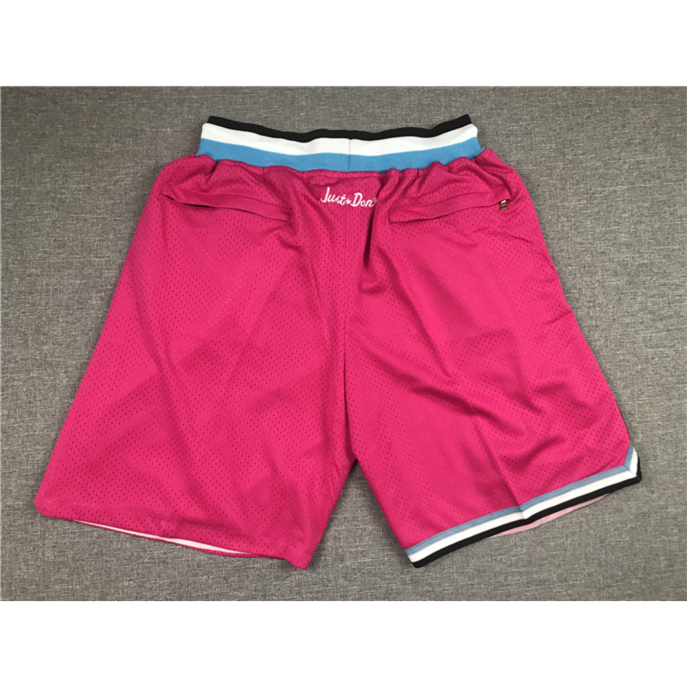 Kép 2/6 - Miami Heat Pink Edition Just Don zsebes kosaras rövidnadrág