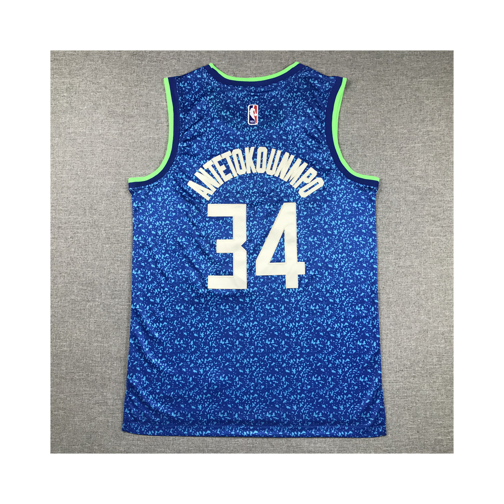 Kép 2/4 - Giannis ANTETOKOUNMPO 2023 City Edition Bucks mez