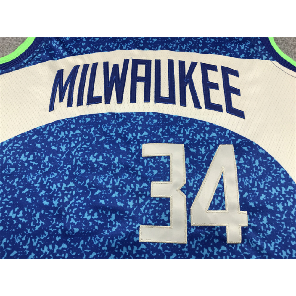 Kép 3/4 - Giannis ANTETOKOUNMPO 2023 City Edition Bucks mez