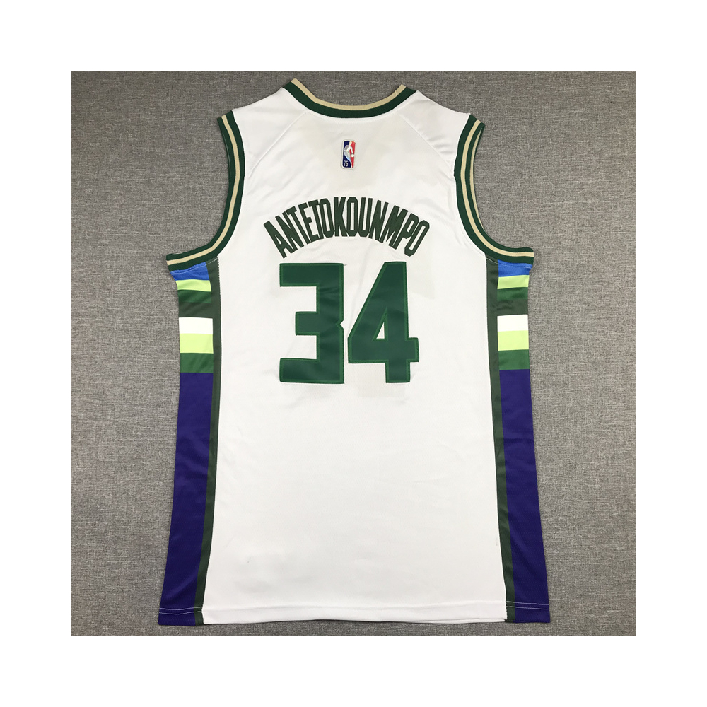Kép 2/3 - Giannis ANTETOKOUNMPO 2021-22 City Edition Milwaukee Bucks mez