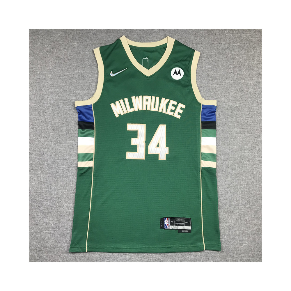 Kép 1/3 - Giannis ANTETOKOUNMPO Icon Edition Milwaukee Bucks mez