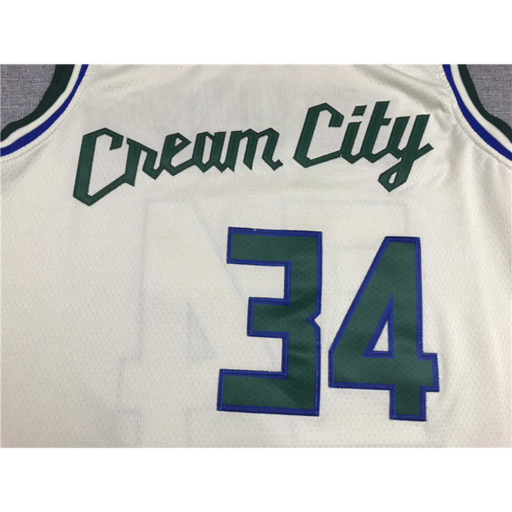 Kép 3/3 - Giannis ANTETOKOUNMPO 2019-20 City Edition Milwaukee Bucks mez