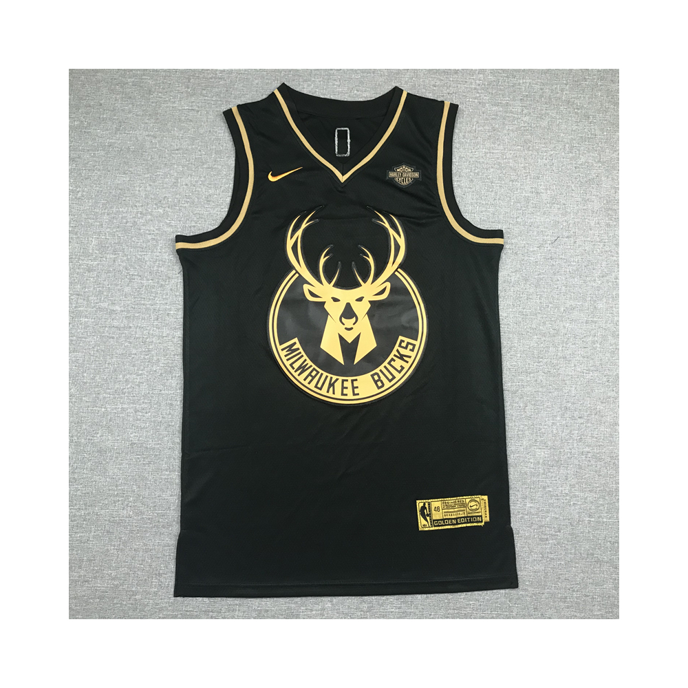 Kép 1/2 - Giannis ANTETOKOUNMPO feketet Gold Edition I Milwaukee Bucks mez