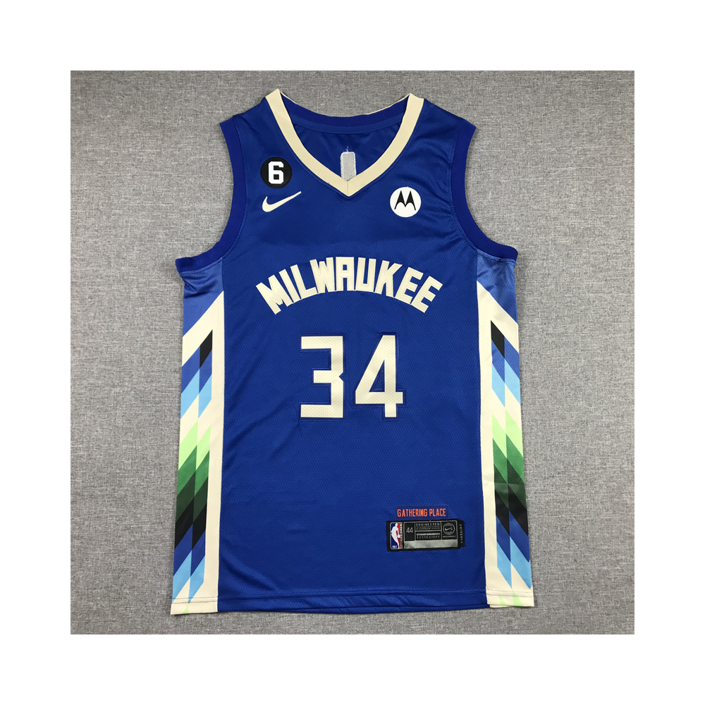 Kép 1/4 - Giannis ANTETOKOUNMPO 2022-23 City Edition Milwaukee Bucks mez