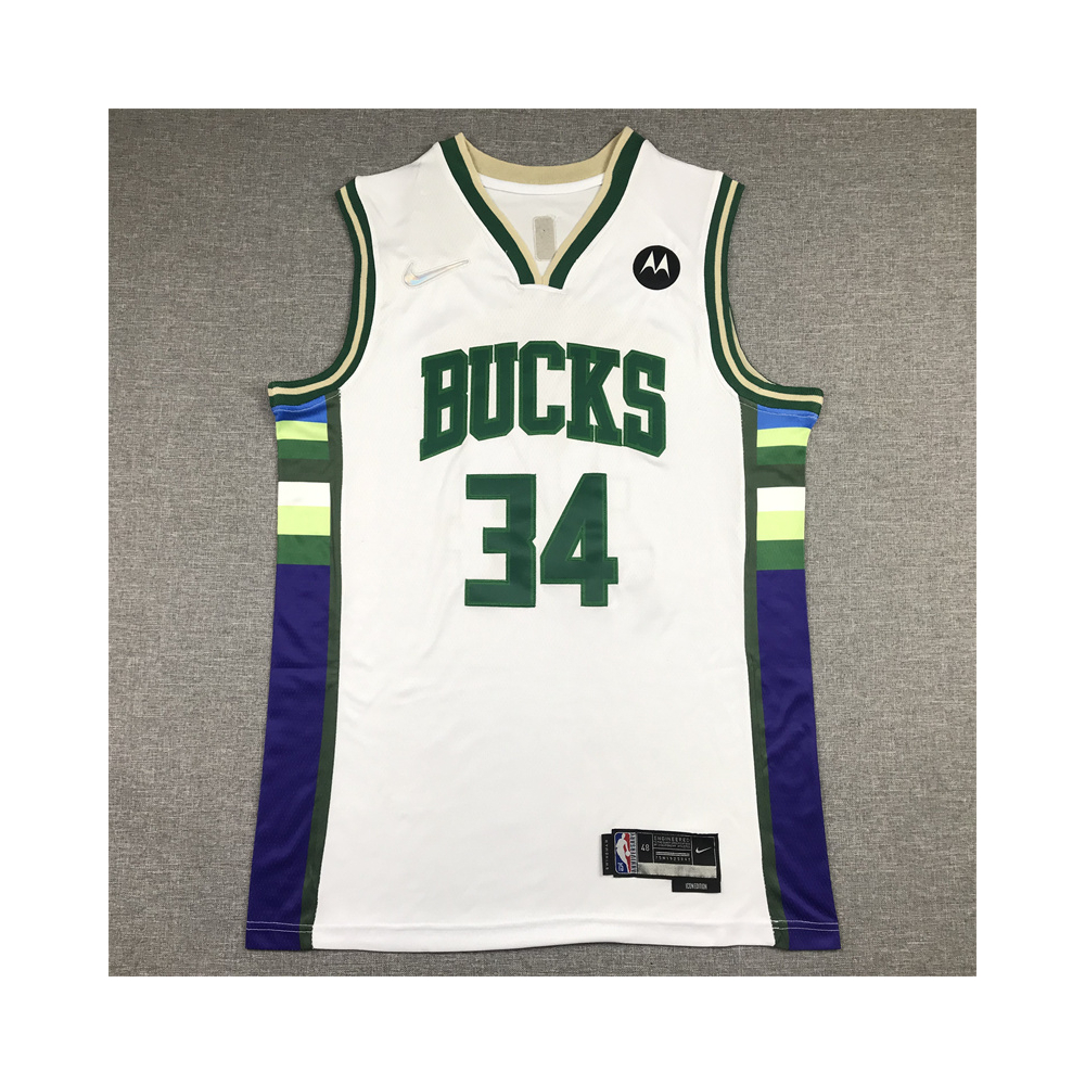 Kép 1/3 - Giannis ANTETOKOUNMPO 2021-22 City Edition Milwaukee Bucks mez