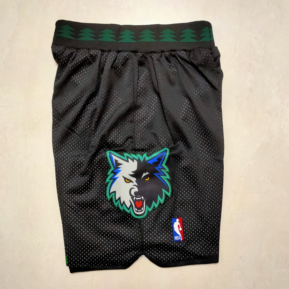 Kép 3/4 - Minnesota Timberwolves Classic fekete kosaras rövidnadrág